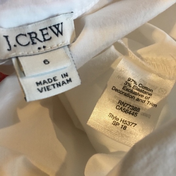 J.Crew embroidered tassel tie sleeveless top *shop@iamwarrior - Picture 8 of 9